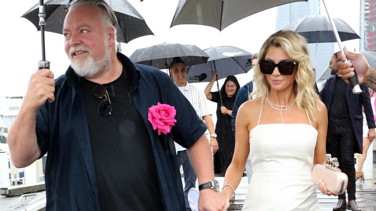 Kyle Sandilands and Tegan Kynaston hosted a lavish gender reveal cruise. Picture: Matrix Media Group