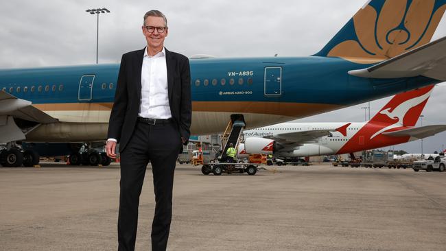 Sydney Airport chief executive Geoff Culbert has resigned. Picture: Justin Lloyd.