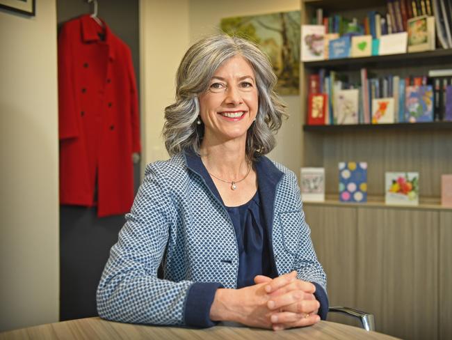 Chief public officer Professor Nicola Spurrier six months on from state's first coronavirus case. Pictured in her office by Tom Huntley