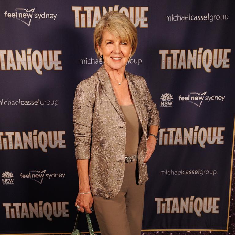 Julie Bishop was one of Ms Smith’s many well-known identities to wear her label.