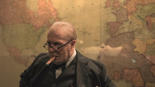 Gary Oldman energises an otherwise old-fashioned, conventionally structured Darkest Hour. Picture: Supplied