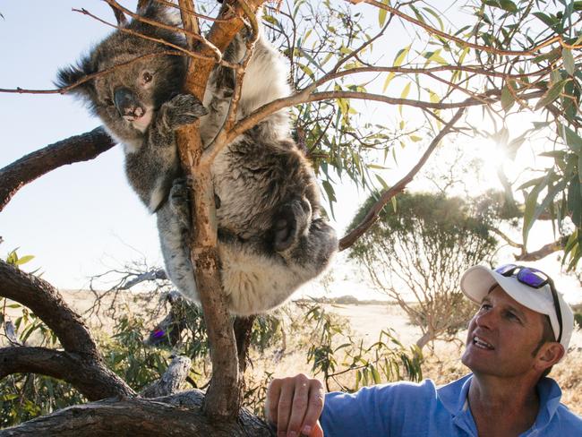 David Doudle meeting the locals on one of his tours.