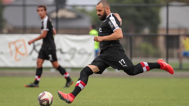 Retiring midfielder Justin Bralic has racked up 400 senior games since making his first-team debut for Raiders 21 years ago. Picture: Adam Butler