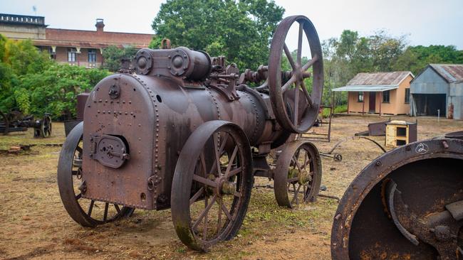 Old mining days memorabilia.