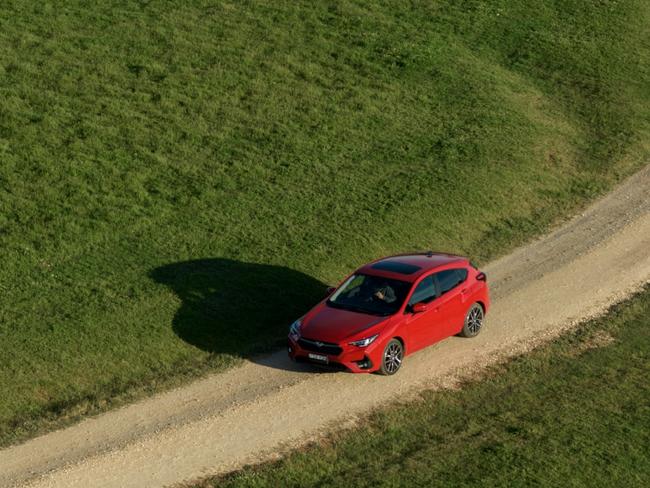 The sixth generation Subaru Impreza in range-topping 2.0S specification starts from about $42,100 drive-away.