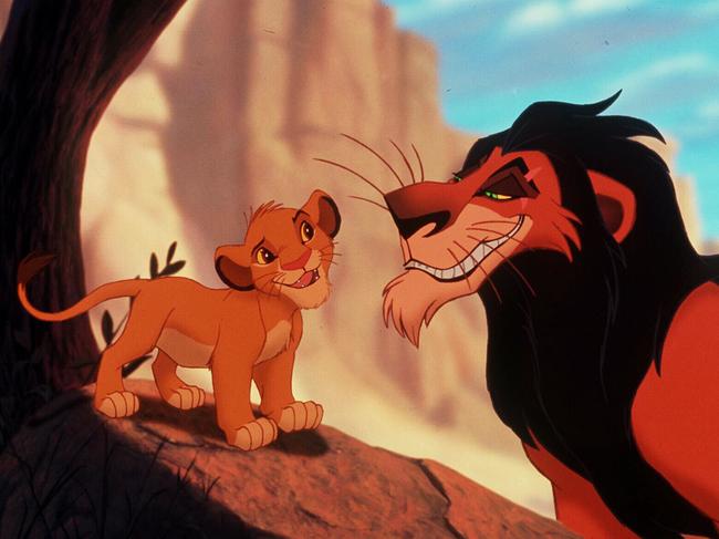 Scene from animated film "The Lion King". /Films/Titles/Lion/King