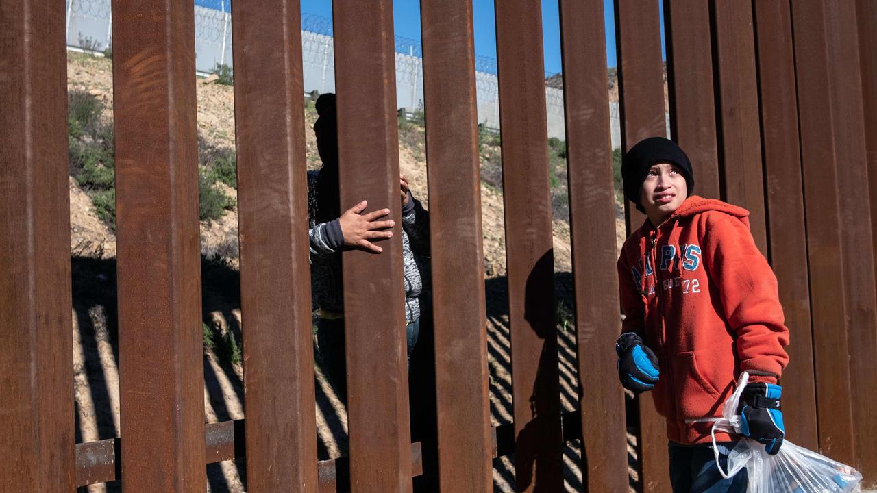 Building a massive wall along the southern border of the United States was Donald Trump’s key election commitment, and now is unlikely to eventuate. Picture: Guillermo Arias/AFP