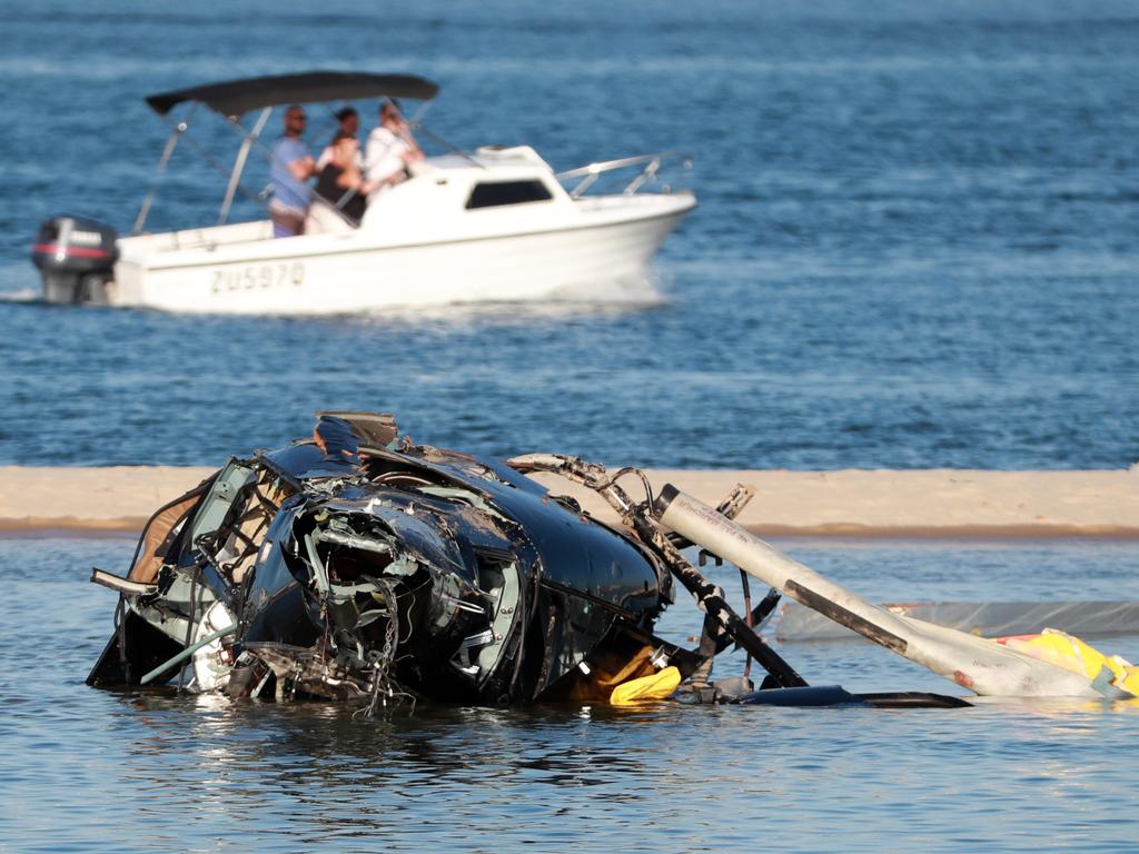 Sea World helicopter crash Geelong mum, son survive Gold Coast chopper