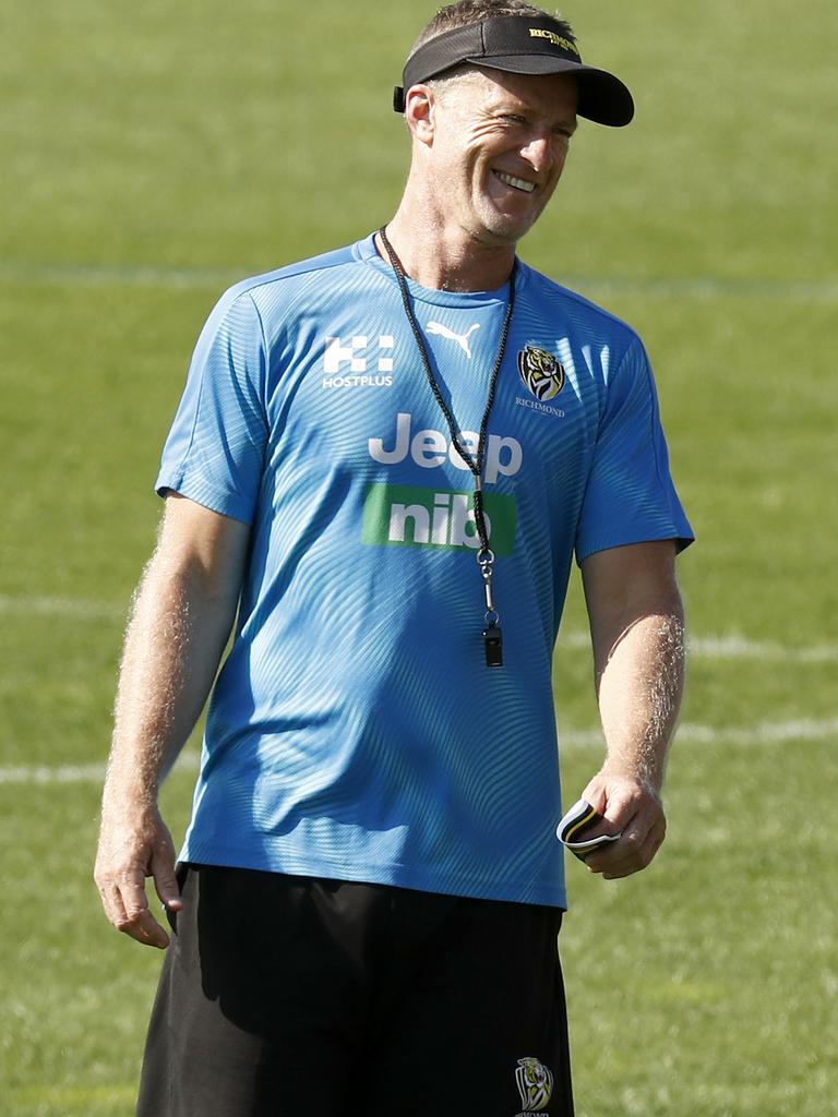 Damien Hardwick has won three flags in four years with Richmond.