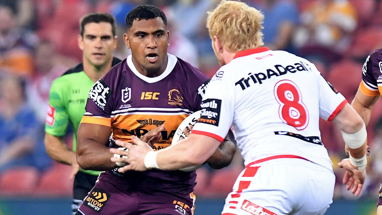 Pangai feels the full force of English enforcer James Graham