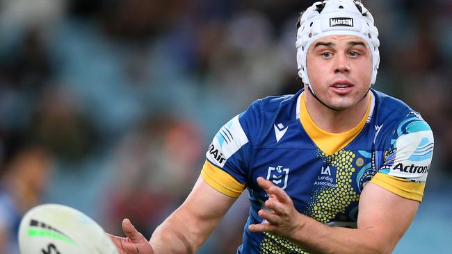 Parramatta’s premiership campaign has received a boost with hooker Reed Mahoney set to return from a shoulder injury. Picture: Jason McCawley/Getty Images