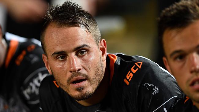 Prized recruit Josh Reynolds will make his club debut for the Wests Tigers from the bench. Photo: Ian Hitchcock