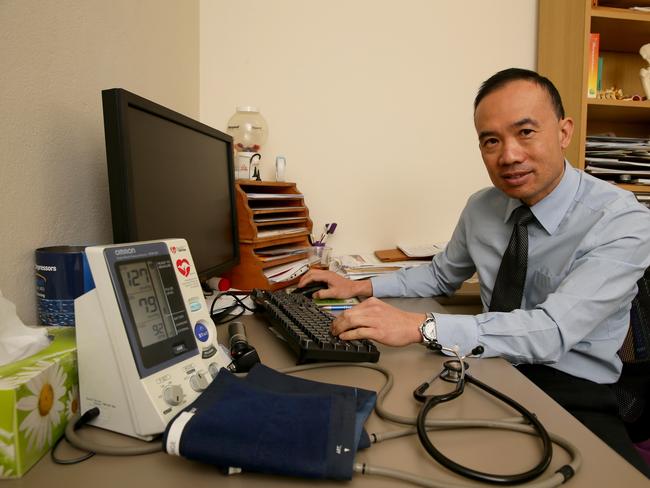 Dr Kean-Seng Lim at the Mount Druitt Medical Centre where a ”bedless” hospital is being trialled.