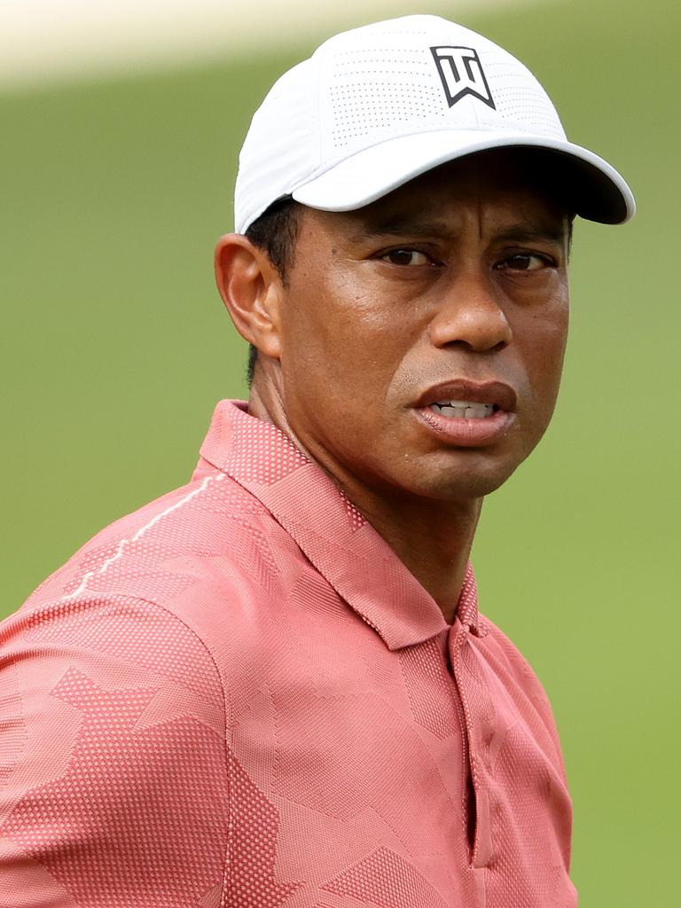 Barty’s swing caught the eye of golfing icon Tiger Woods. Picture: Jamie Squire/Getty Images/AFP