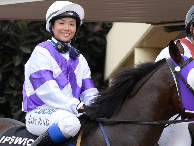 Apprentice jockey Beany Panya after riding Excellent Spirit to victory at Ipswich in June. Picture credit: Trackside Photography.