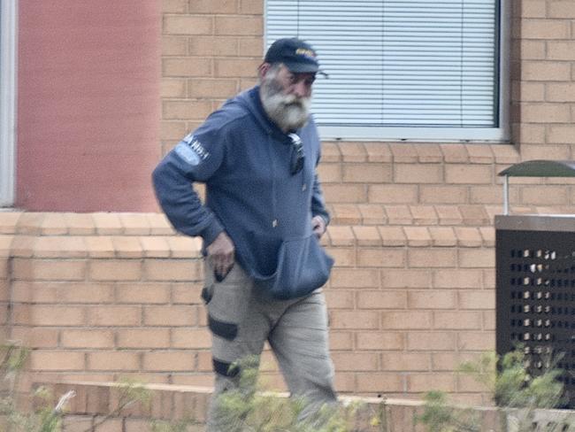 Anthony Allan Aldridge (Formerly Medlow) outside the Elizabeth Magistrates Court. Picture Jason Katsaras