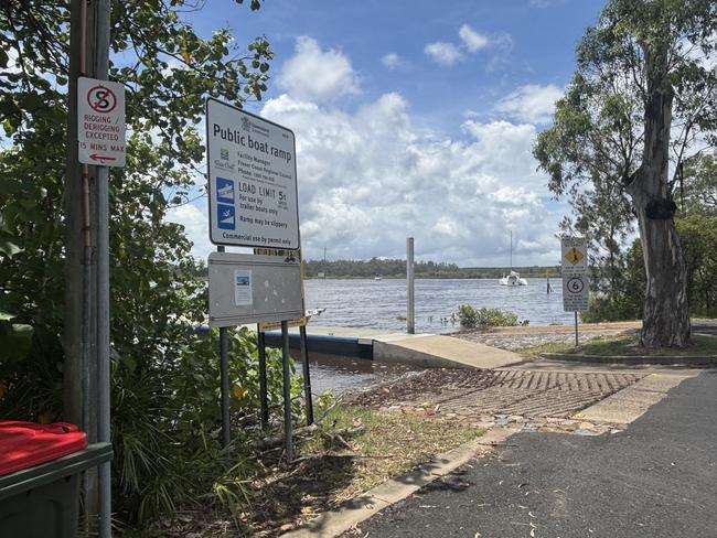 Th boat ramp at Tuan.