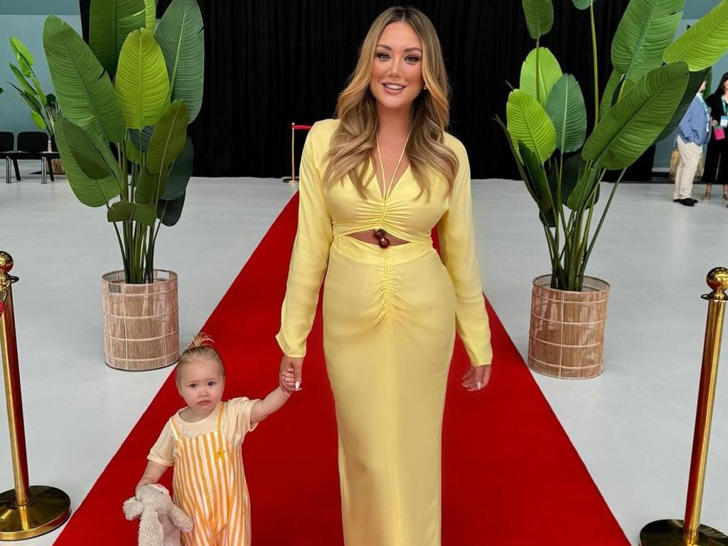 Crosby and her young daughter Alba pictured in Cairns.