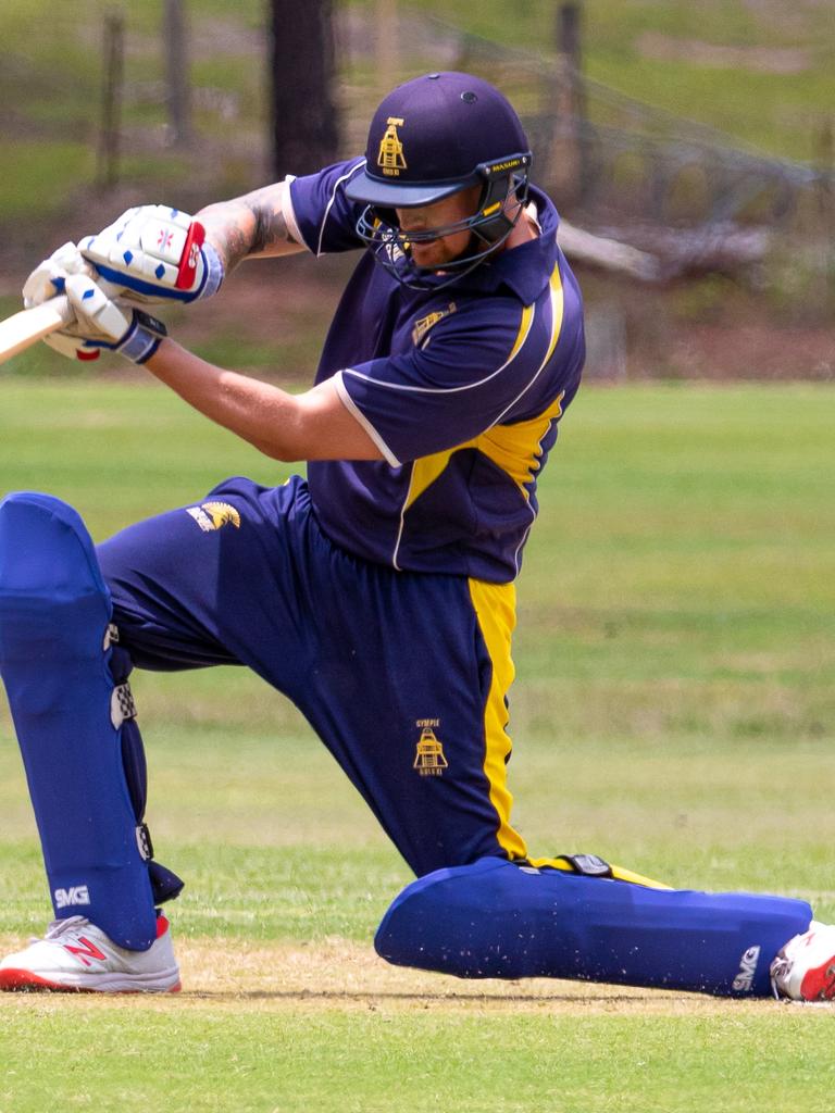 Gympie Gold XI v Caboolture – Gold Josh Brady. Photo: Zahner Photography