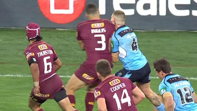 Greg Inglis is facing suspension for a shoulder charge on Josh Dugan.