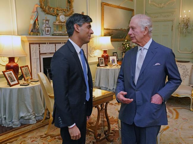 King Charles told the British PM he had been moved to tears by well wishers. Picture: Getty Images