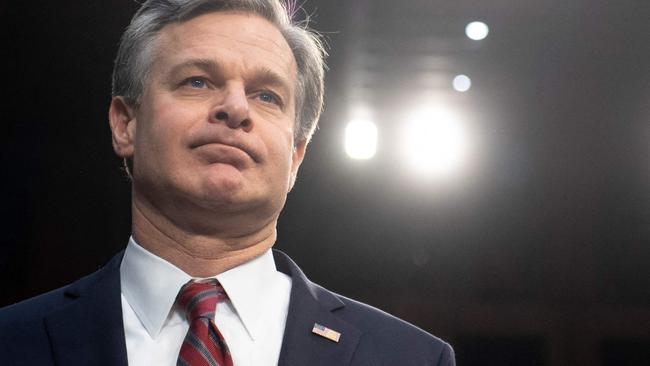 Christopher Wray. Picture: Saul Loeb/AFP