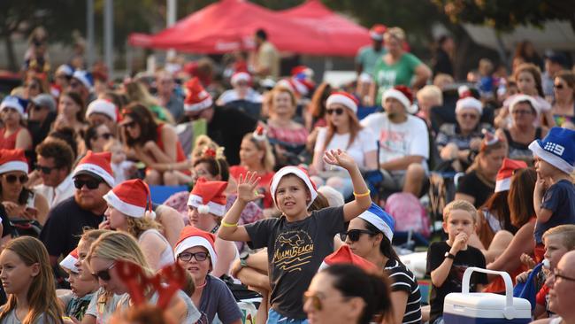 Mayor’s Christmas Carols in the Broadwater Parklands. Picture: Steve Holland.