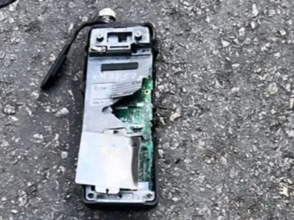 A damaged device discarded on the ground. Picture: X/ME_Observer_