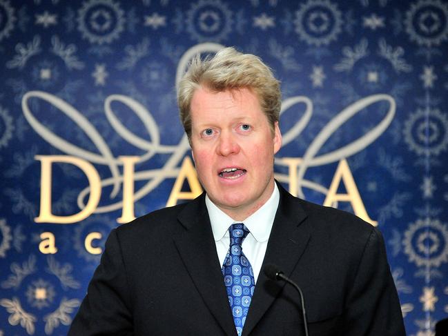 Earl Spencer has kept his sister’s memory alive since her death in 1997. Picture: Lisa Lake/Getty Images/AFP