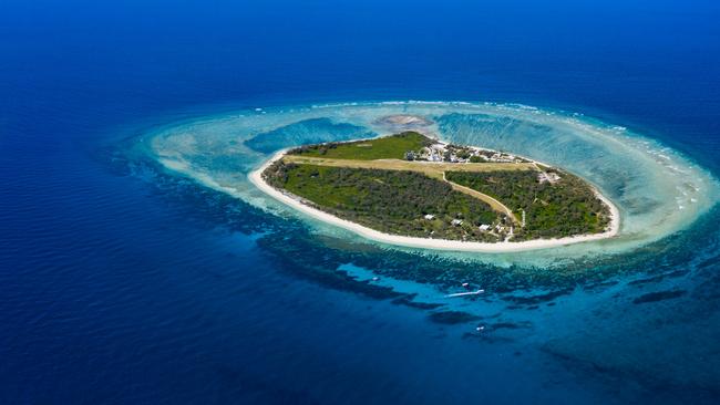 Here she is - Lady Elliot Island, a coral cay on the southern tip of the Great Barrier Reef. Picture: Ben Andryc