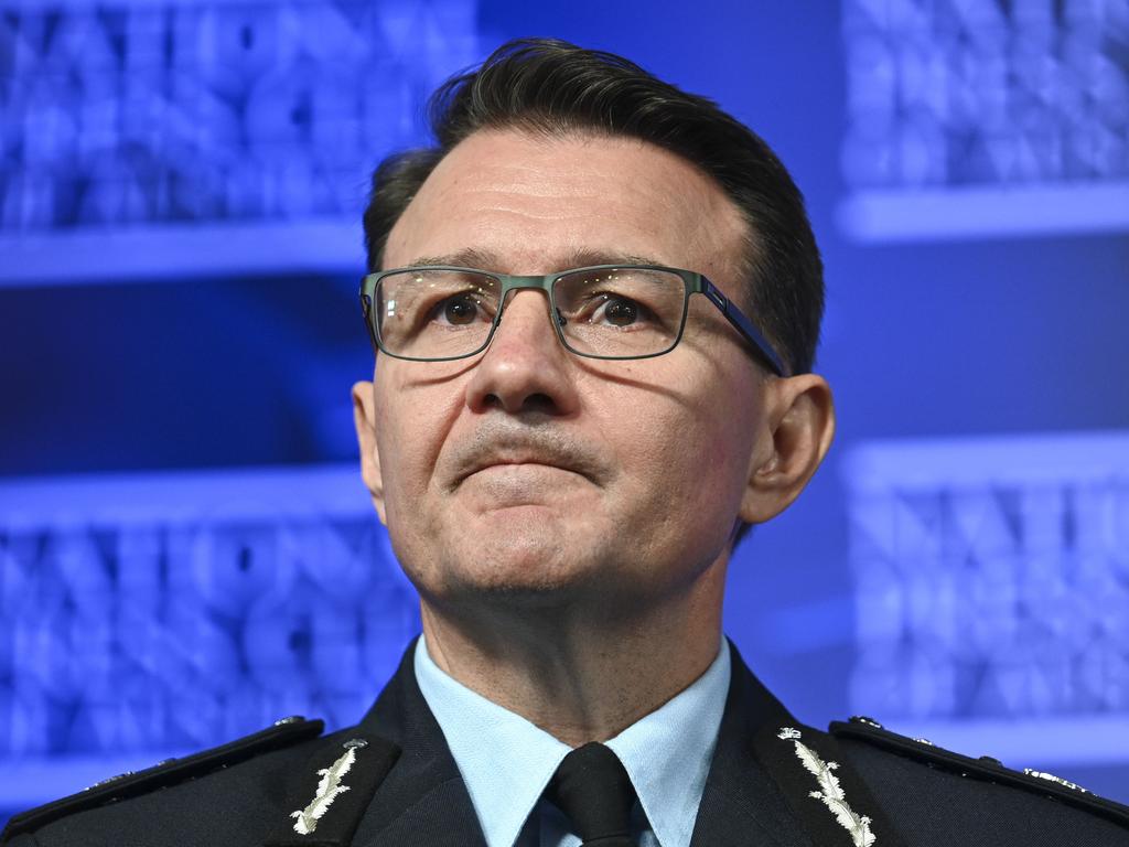 Australian Federal Police Commissioner Reece Kershaw. Picture: NCA NewsWire/Martin Ollman