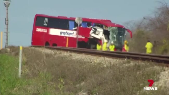 Three killed, 27 injured in Greyhound bus crash on Bruce Highway 