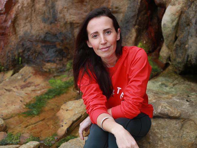 7/8/20: Amy Golder at Malabar beach. Amy had COVID-19 and has now recovered. John Feder/The Australian