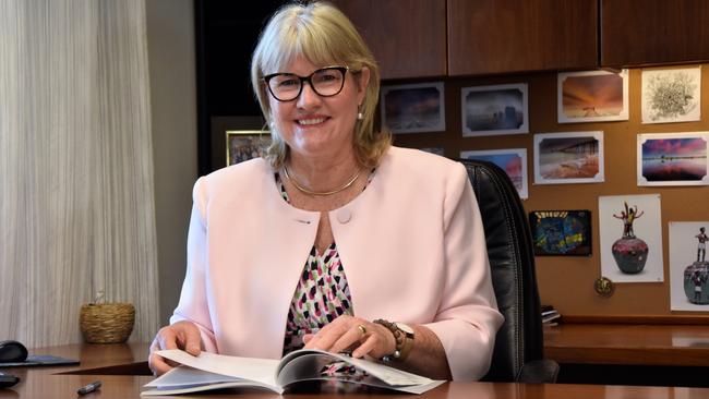 NT Treasurer Eva Lawler handed down her first budget. Picture: Annabel Bowles