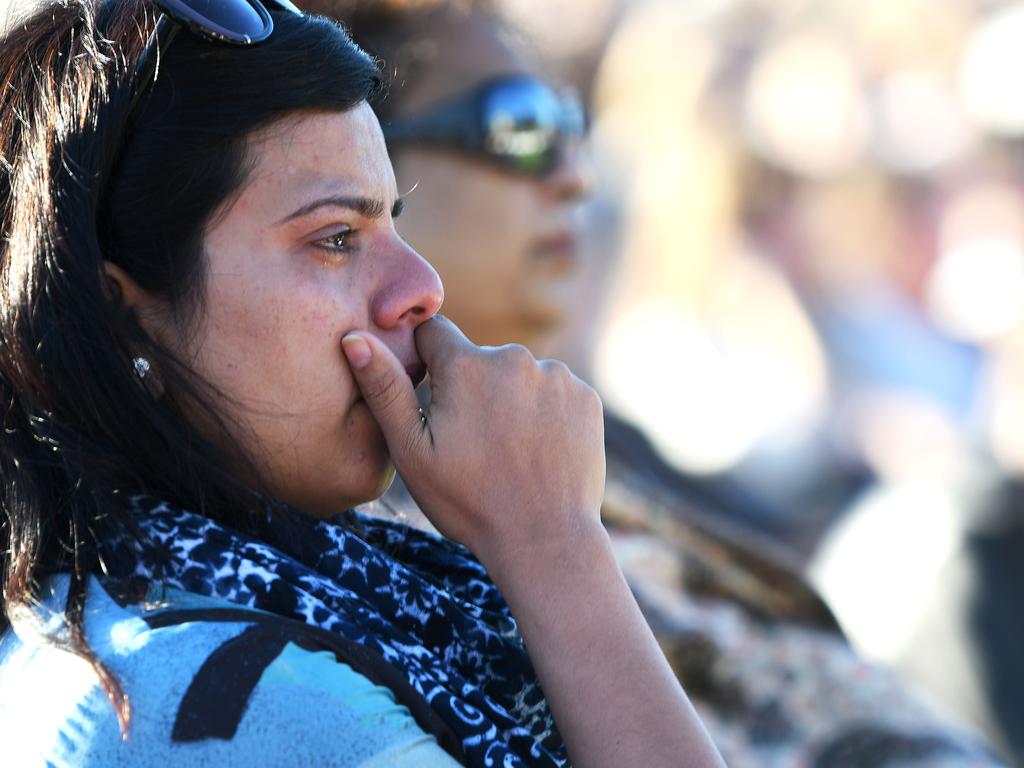 A vigil is held in Wellington after 50 people were confirmed dead and 36 injured in the shooting attacks on Al Noor and Linwood mosques. Picture: Elias Rodriguez/Getty Images