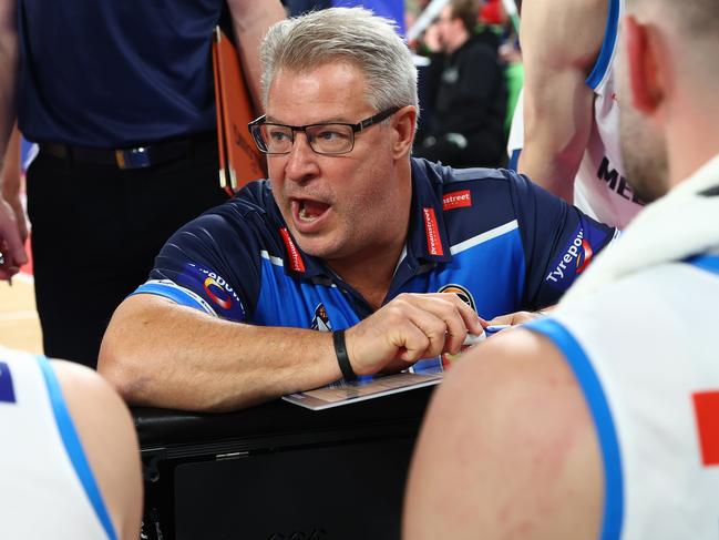 Melbourne United coach Dean Vickerman is facing a challenge unique to his time at the club. Picture: Getty Images