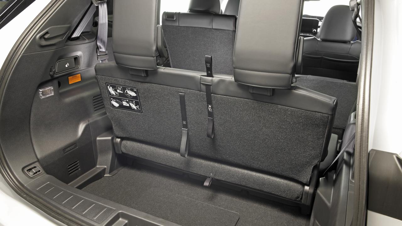 Seven seats are an option in the Mitsubishi Outlander PHEV.