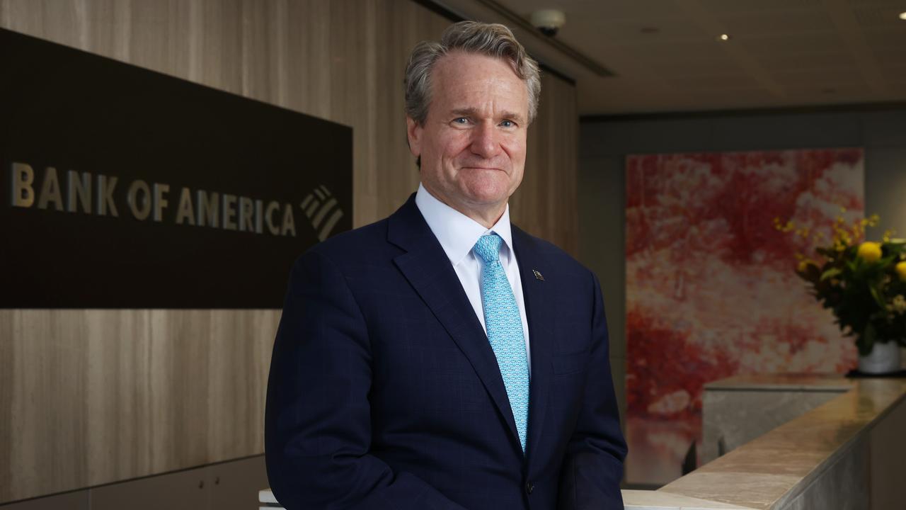 Brian Moynihan the chief executive officer of Bank of America Corp is speaking to The Australian in Sydney. Picture: Bloomberg