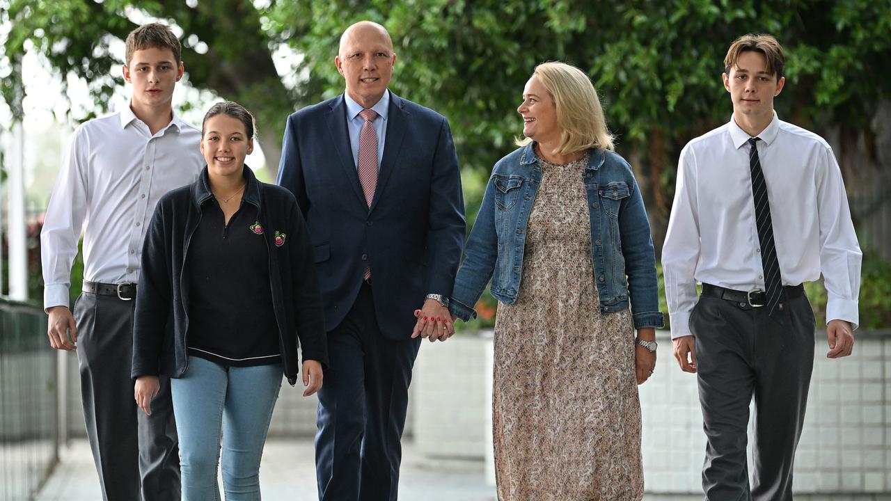 Peter Dutton’s son Tom captured holding a bag containing a white ...