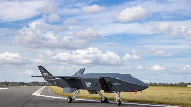 The development of Boeing Australia’s MQ-28 Ghost Bat, above, shows Australia can rapidly develop a sophisticated air-combat platform. Picture: Jason Edwards