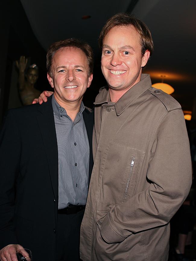 Walsh with Jason Donovan.