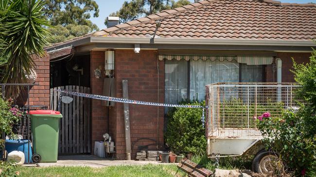 The Corowa home where a baby’s body was found in a freezer. Picture: Simon Dallinger