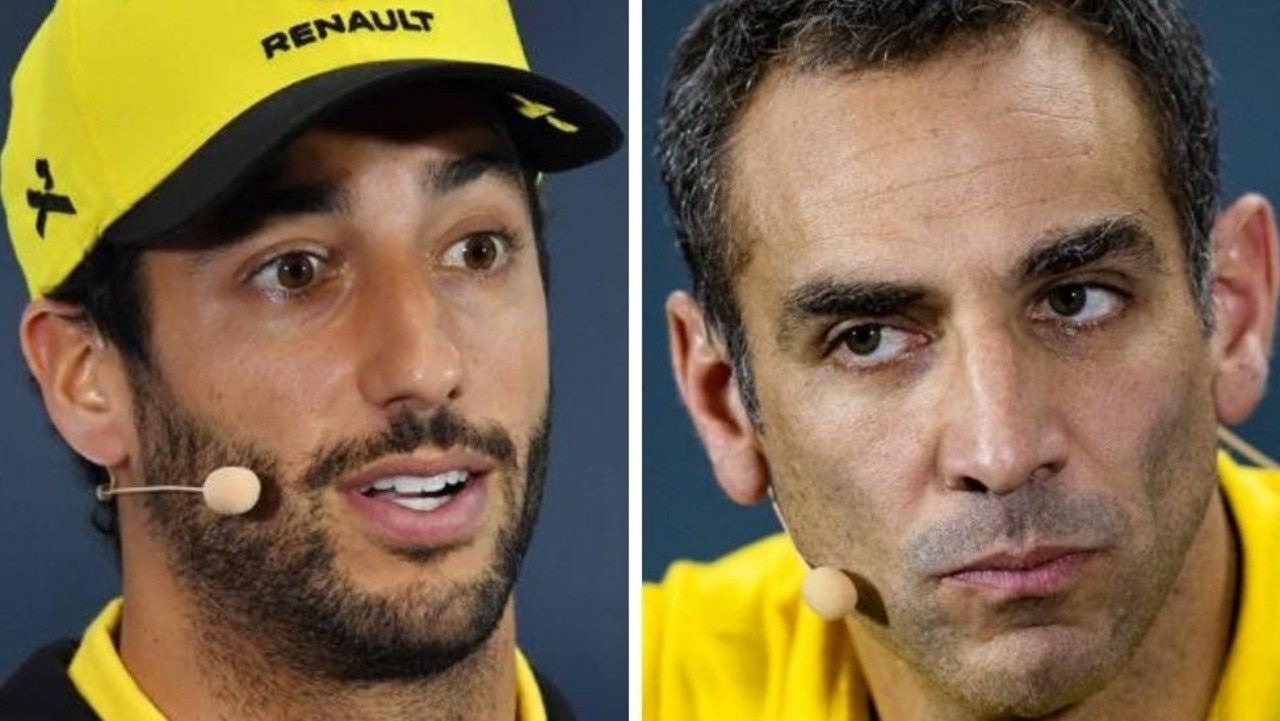 Cyril Abiteboul isn't happy Daniel Ricciardo is leaving.