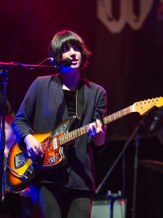 Guitar ace Sharon Van Etten in action. Picture: Kay Cann