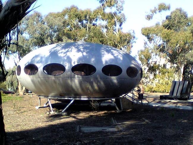 Futuro House at the University of Canberra. Picture: Wikimedia Commons/Tom Worthington