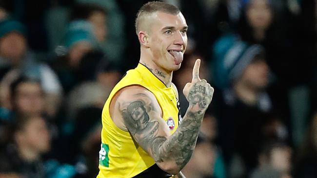 A Dustin Martin masterclass helped Richmond leap into the top four. Picture: Getty Images