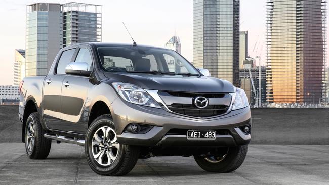 The Mazda BT-50 shares much of its mechanicals with the Ford Ranger, but buyers aren’t embracing it in the same numbers. Picture: Supplied