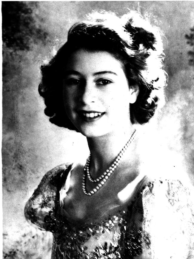 A 1946 portrait of Princess Elizabeth taken at Buckingham Palace by Cecil Beaton.