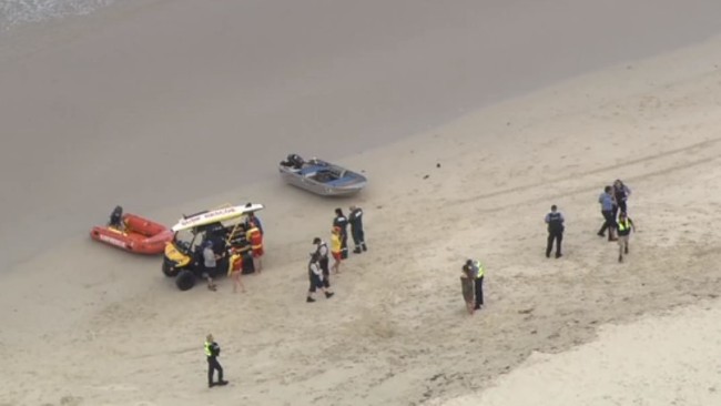 Emergency services are searching for a man after a shark attack at Port Beach, Western Australia on Saturday morning. Picture: Supplied