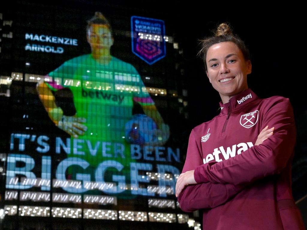 Mackenzie Arnold is becoming a bigger and bigger deal. Picture: Eamonn M. McCormack/Getty Images for Barclays